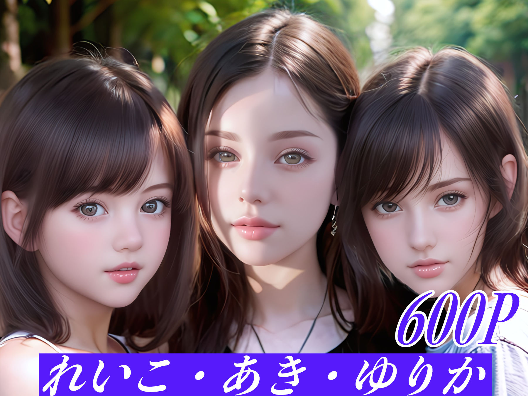 サンプル画像1:れいこ・あき・ゆりか(AI Infinity) [d_277313]