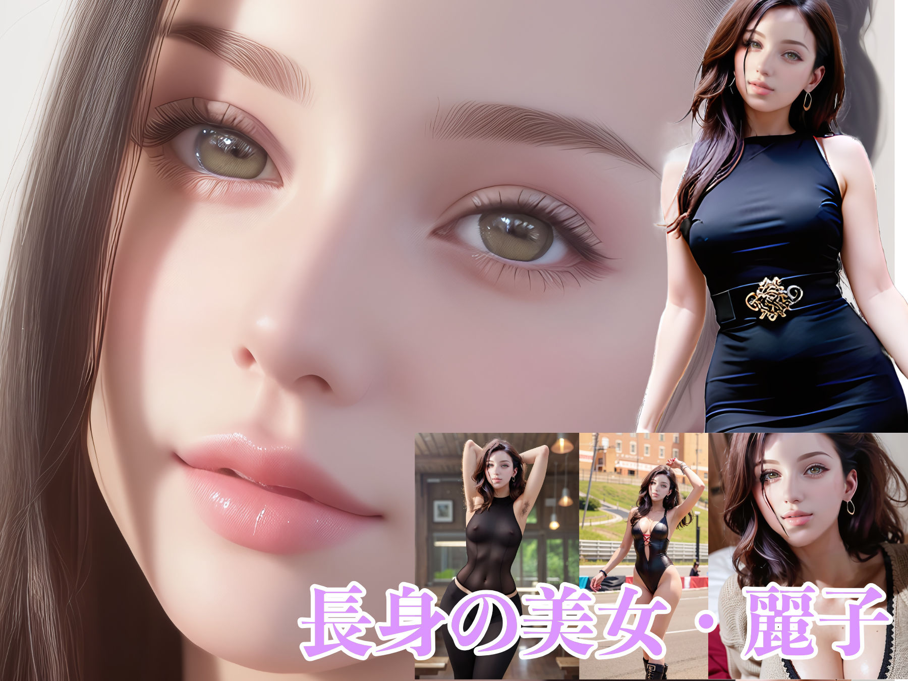 サンプル画像2:れいこ・あき・ゆりか(AI Infinity) [d_277313]