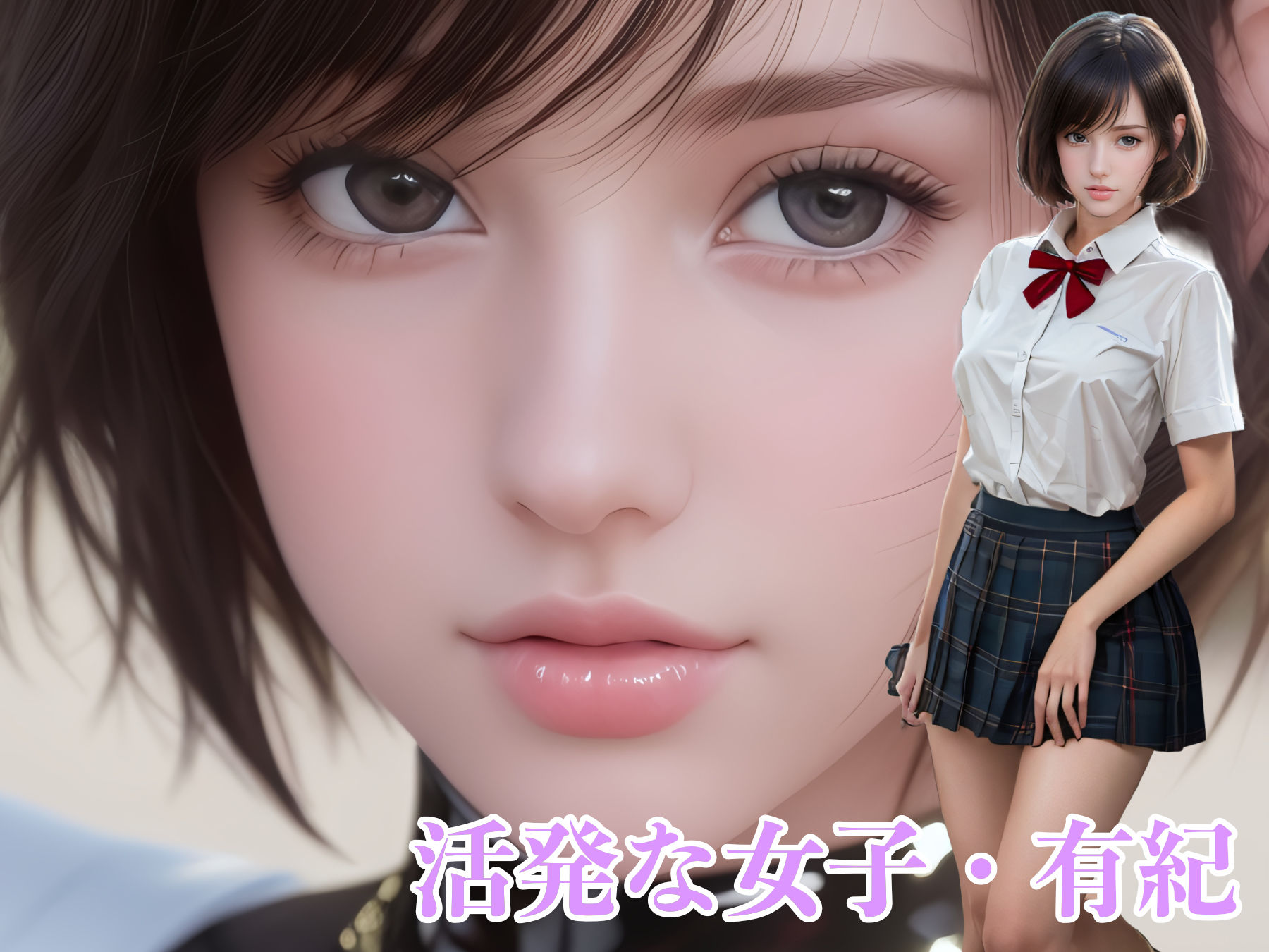 サンプル画像3:れいこ・あき・ゆりか(AI Infinity) [d_277313]