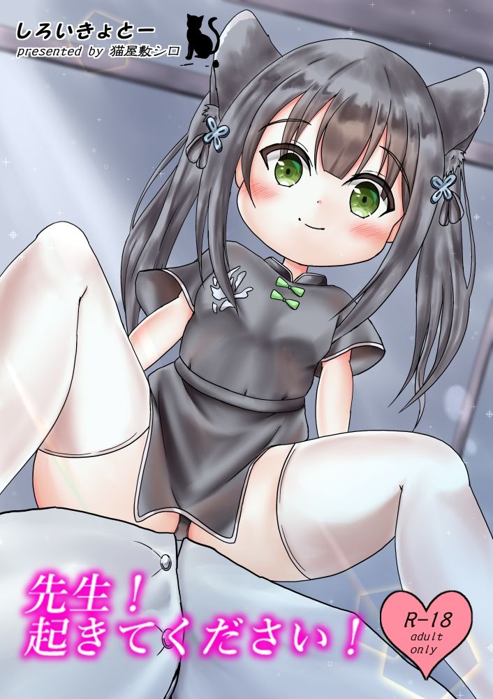 サンプル画像1:先生！起きてください！(しろいきょとー) [d_277340]