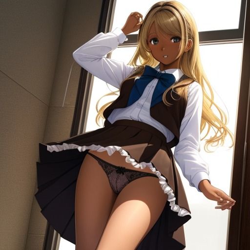 サンプル画像3:私のパンツみせてあげよっか？(むっちむちmilfプリン) [d_277432]