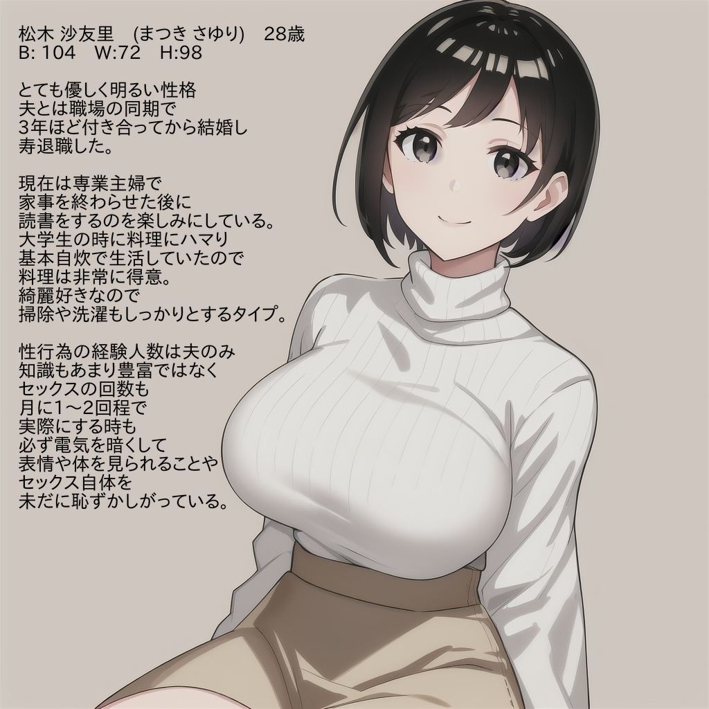 サンプル画像1:貞淑で清楚な妻が寝取られていた(カカルドソフト) [d_277457]