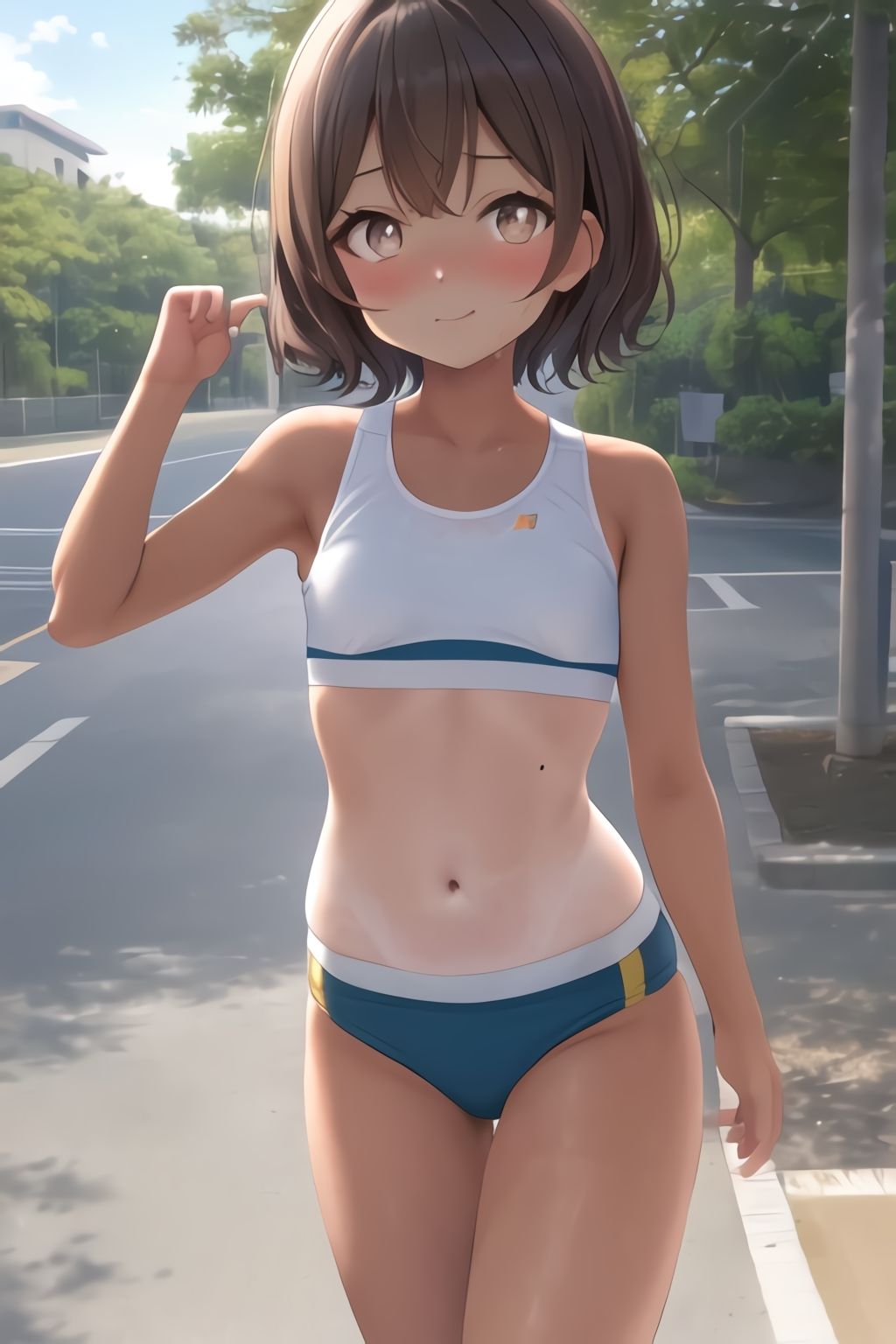 サンプル画像1:陸上女子の露出録(デジタルアート工房) [d_277493]