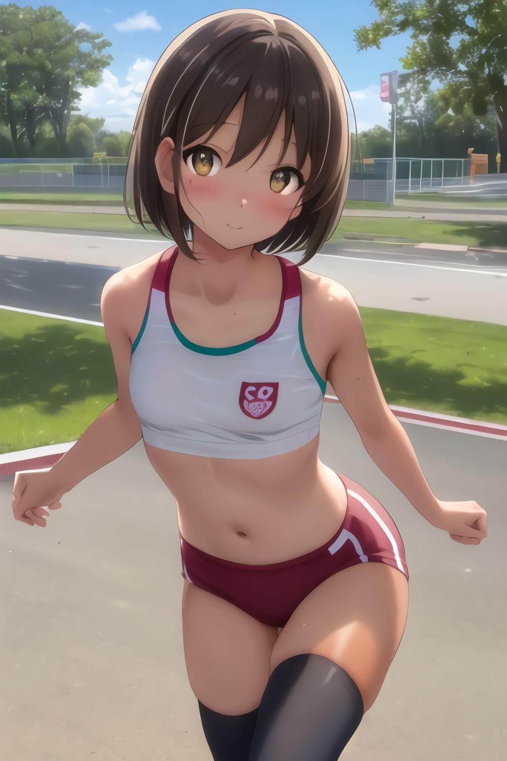 サンプル画像3:陸上女子の露出録(デジタルアート工房) [d_277493]