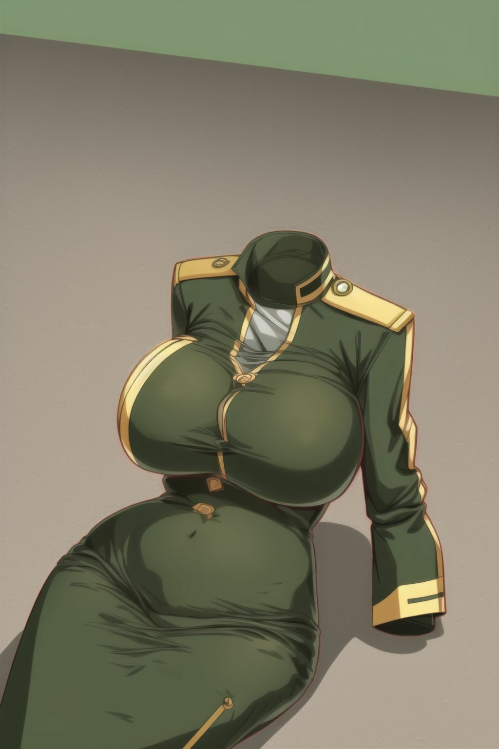 サンプル画像1:透明少女ー軍服編ー(まんすじラボ) [d_277508]