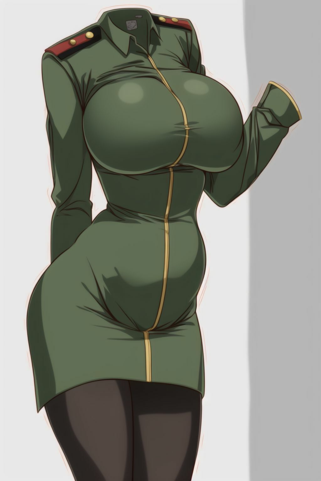 サンプル画像3:透明少女ー軍服編ー(まんすじラボ) [d_277508]