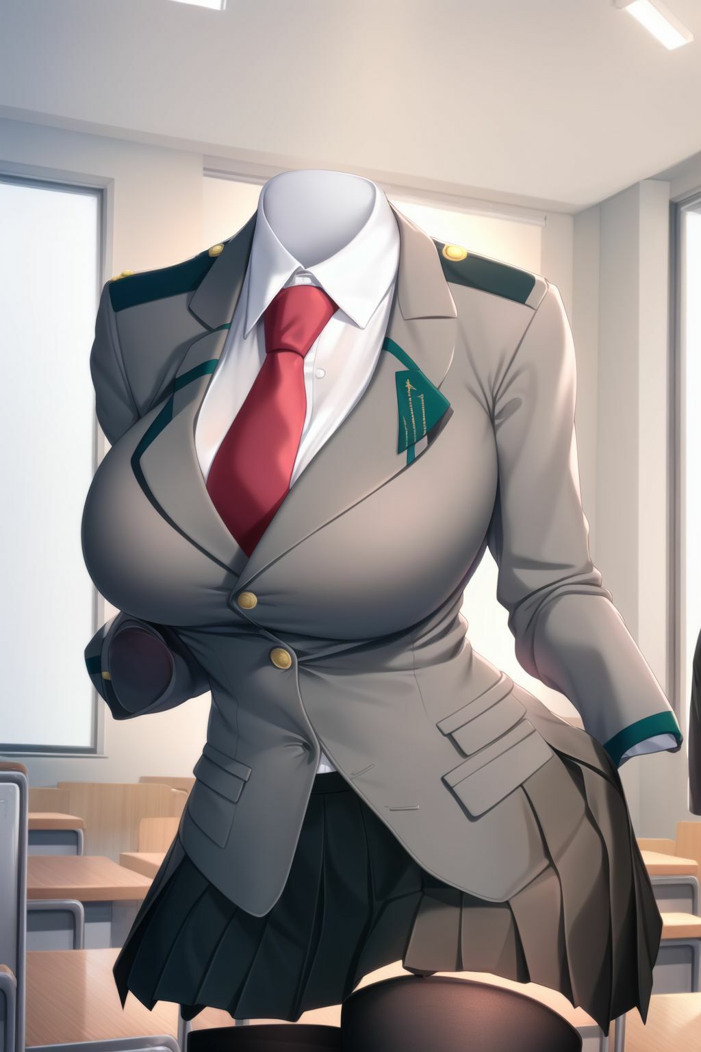 サンプル画像4:透明少女ー制服編ー(まんすじラボ) [d_277566]