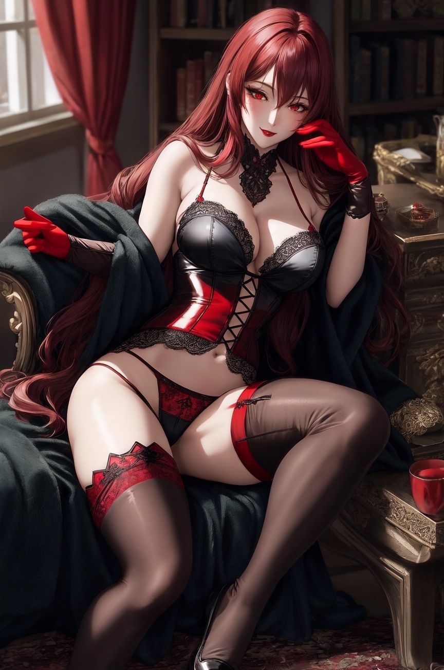 サンプル画像2:アニメ調 ストッキング 0(hoge) [d_277647]