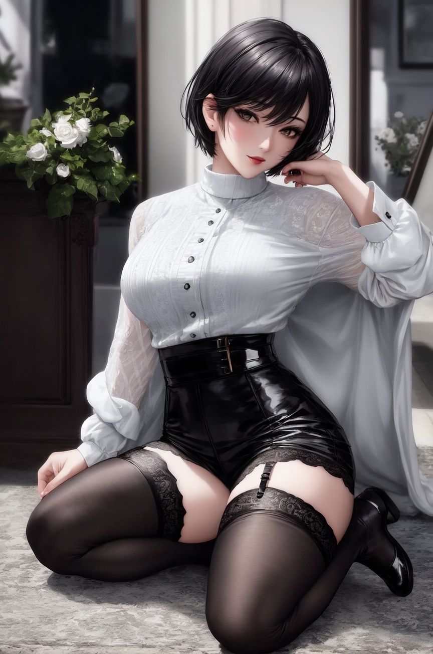 サンプル画像3:アニメ調 ストッキング 0(hoge) [d_277647]