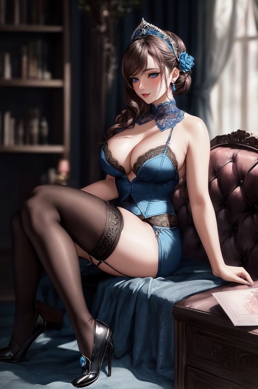 サンプル画像1:アニメ調 ストッキング 1(hoge) [d_277648]