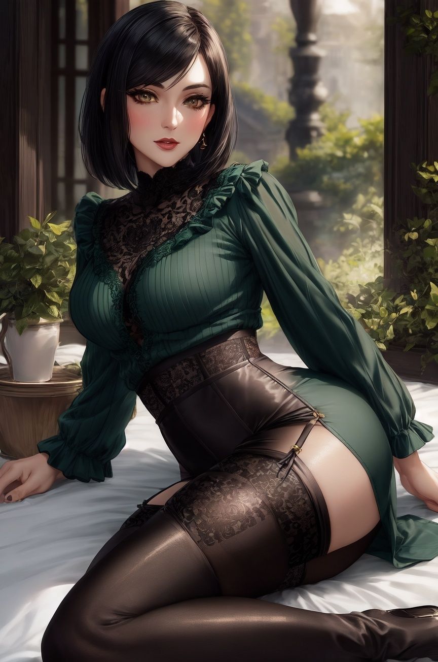 サンプル画像2:アニメ調 ストッキング 1(hoge) [d_277648]