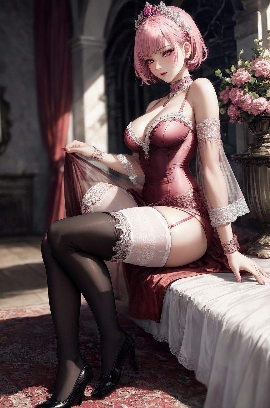 サンプル画像4:アニメ調 ストッキング 1(hoge) [d_277648]