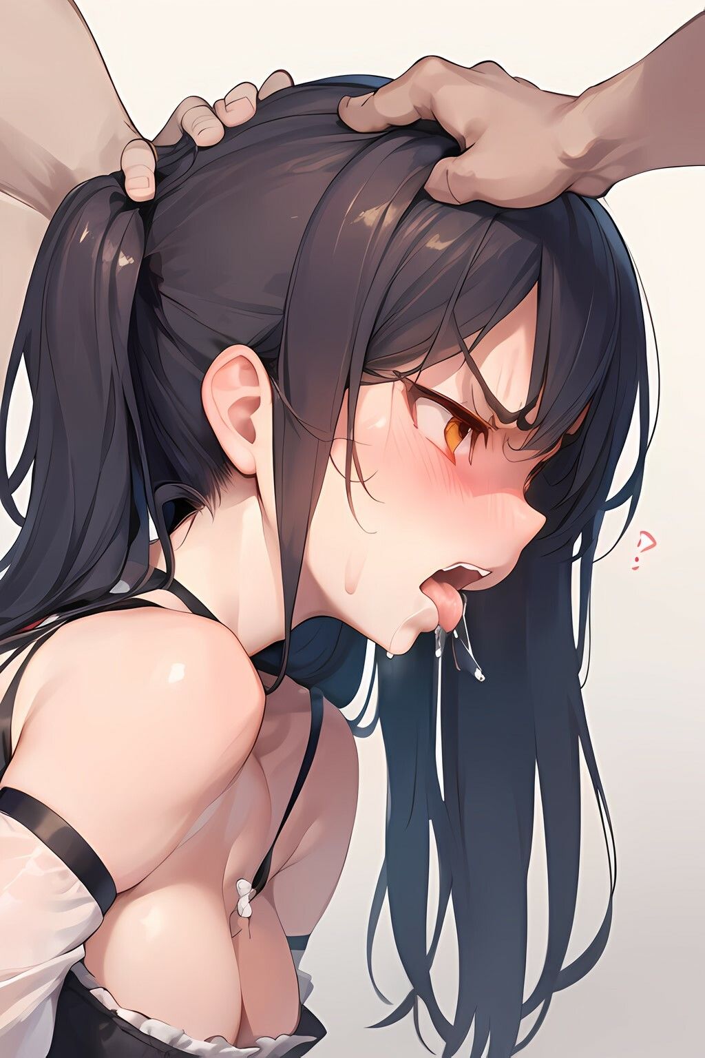 サンプル画像2:おしゃぶりフェチ 横アングル怒り顔編(フェチ工房) [d_277712]