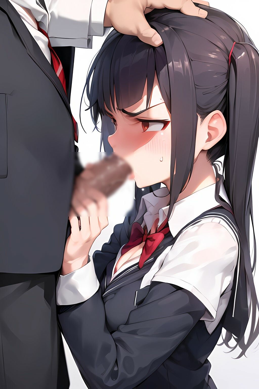 サンプル画像5:おしゃぶりフェチ 横アングル怒り顔編(フェチ工房) [d_277712]