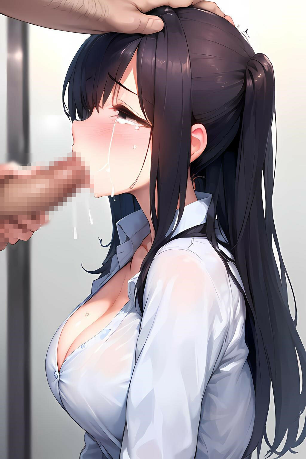 サンプル画像5:おしゃぶりフェチ 横アングル泣き顔編(フェチ工房) [d_277715]