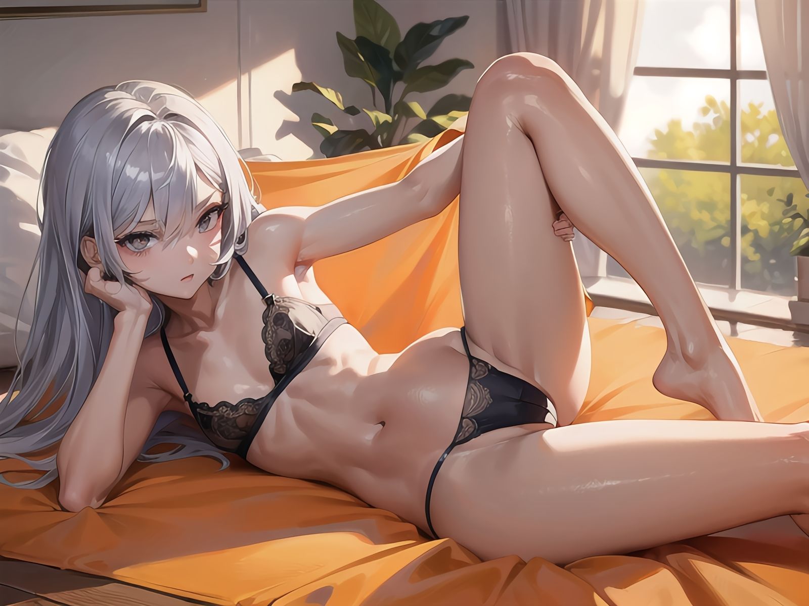 サンプル画像5:【AI生成】下着少女CG集vol.1(凡人亭) [d_277744]