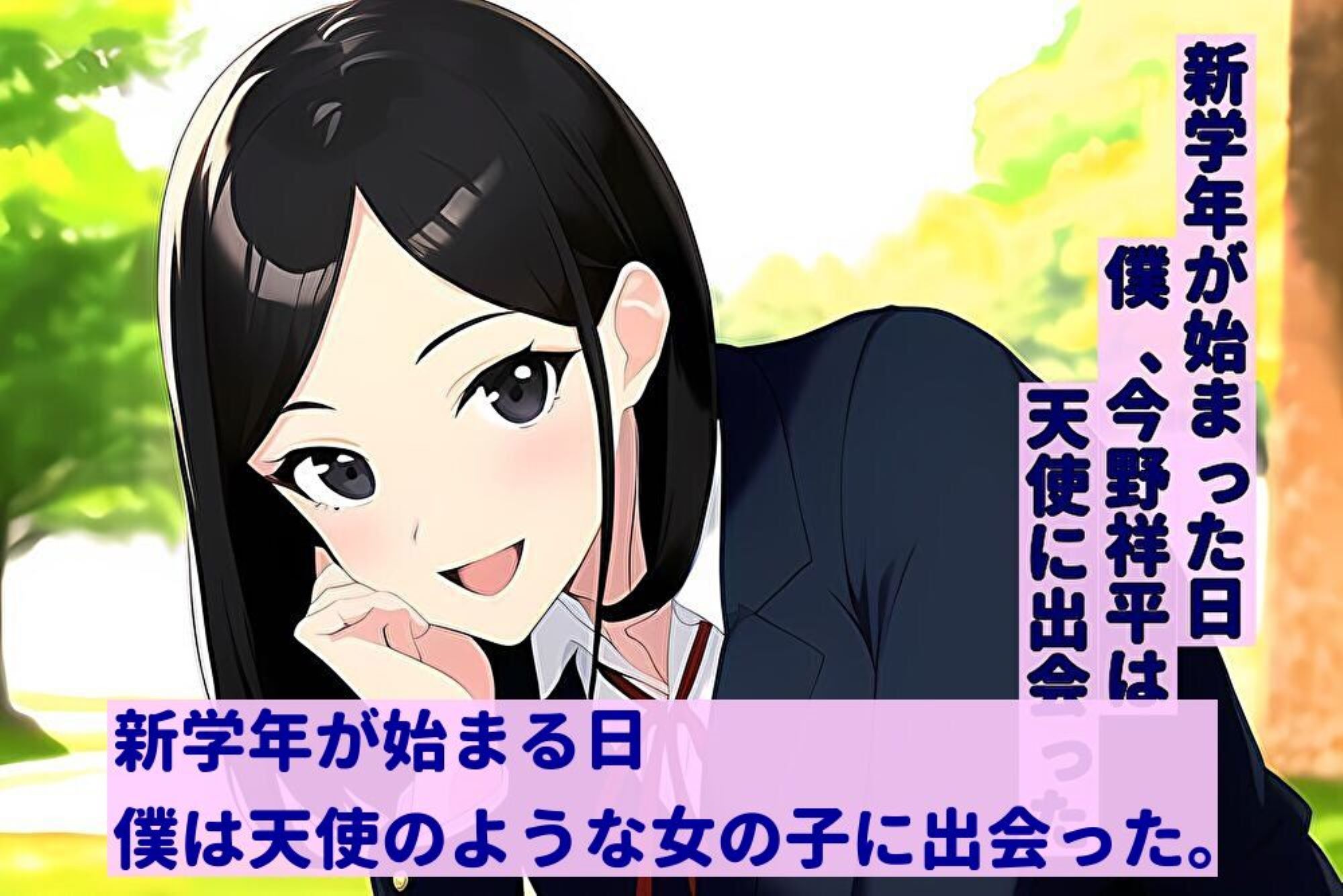 サンプル画像1:巨乳な学校一のビッチに一目惚れして告白したら、浮気の黙認とプラトニックな関係に一年間耐えられたら恋人になってあげると言われた話(暇人クラブ) [d_277747]