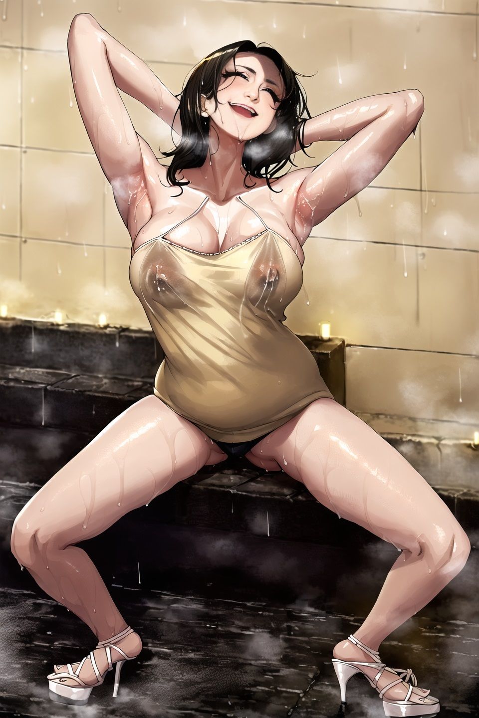 サンプル画像4:【腋・ガニ股】下品に誘われる夢をみた(夢で逢えたら) [d_277767]