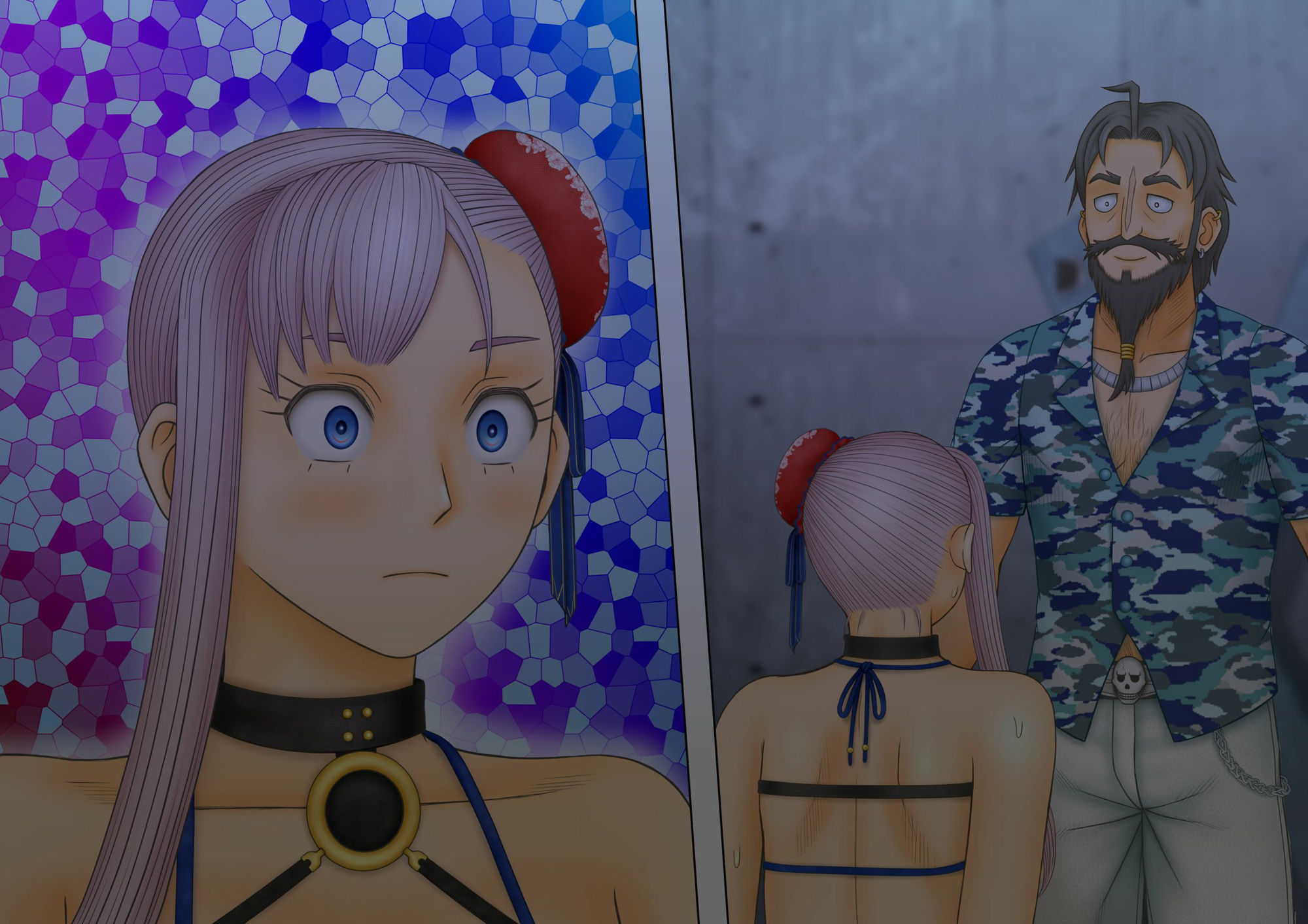 サンプル画像4:天元の花孤島に散る？(団哲夫) [d_277902]