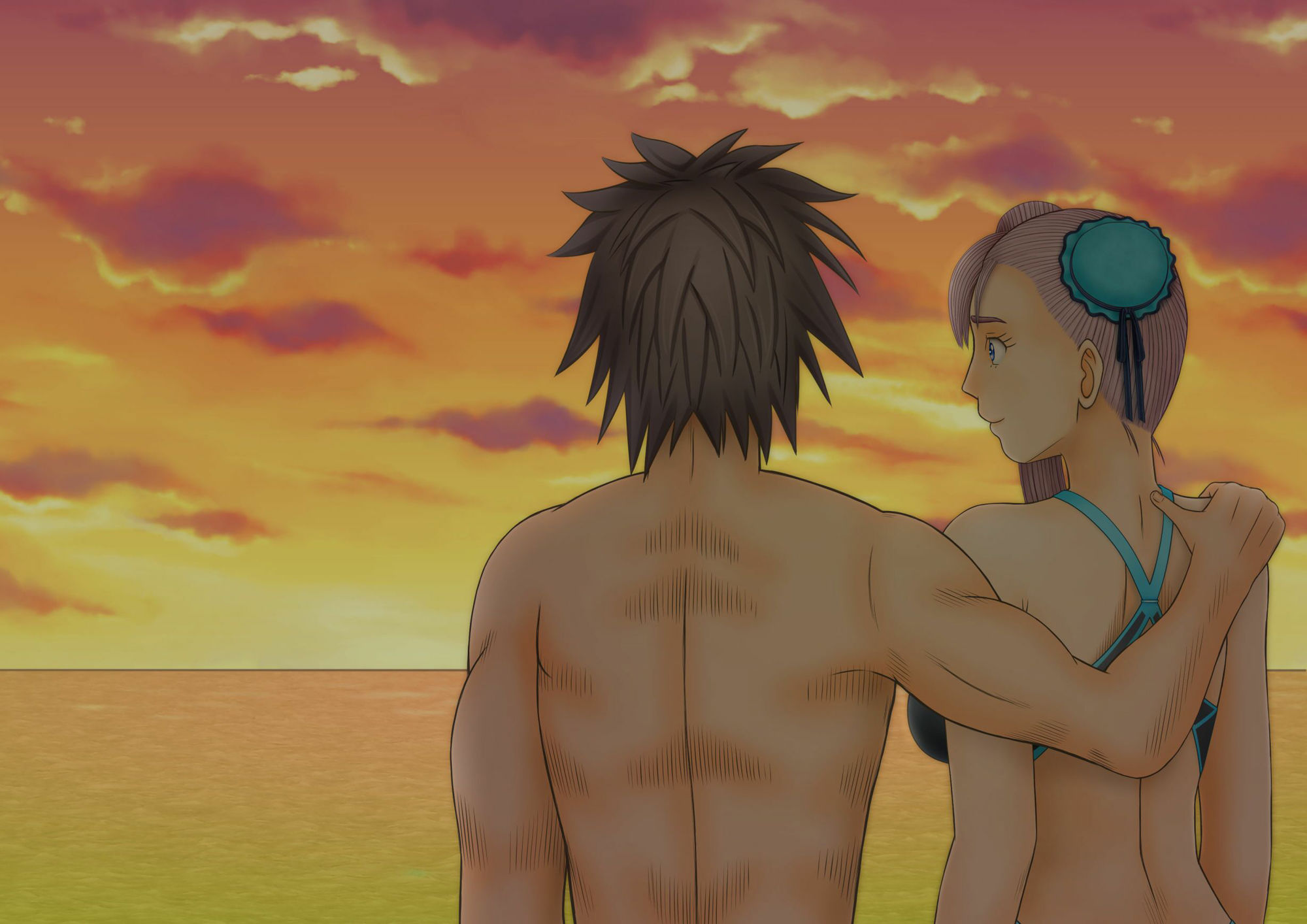 サンプル画像5:天元の花孤島に散る？(団哲夫) [d_277902]