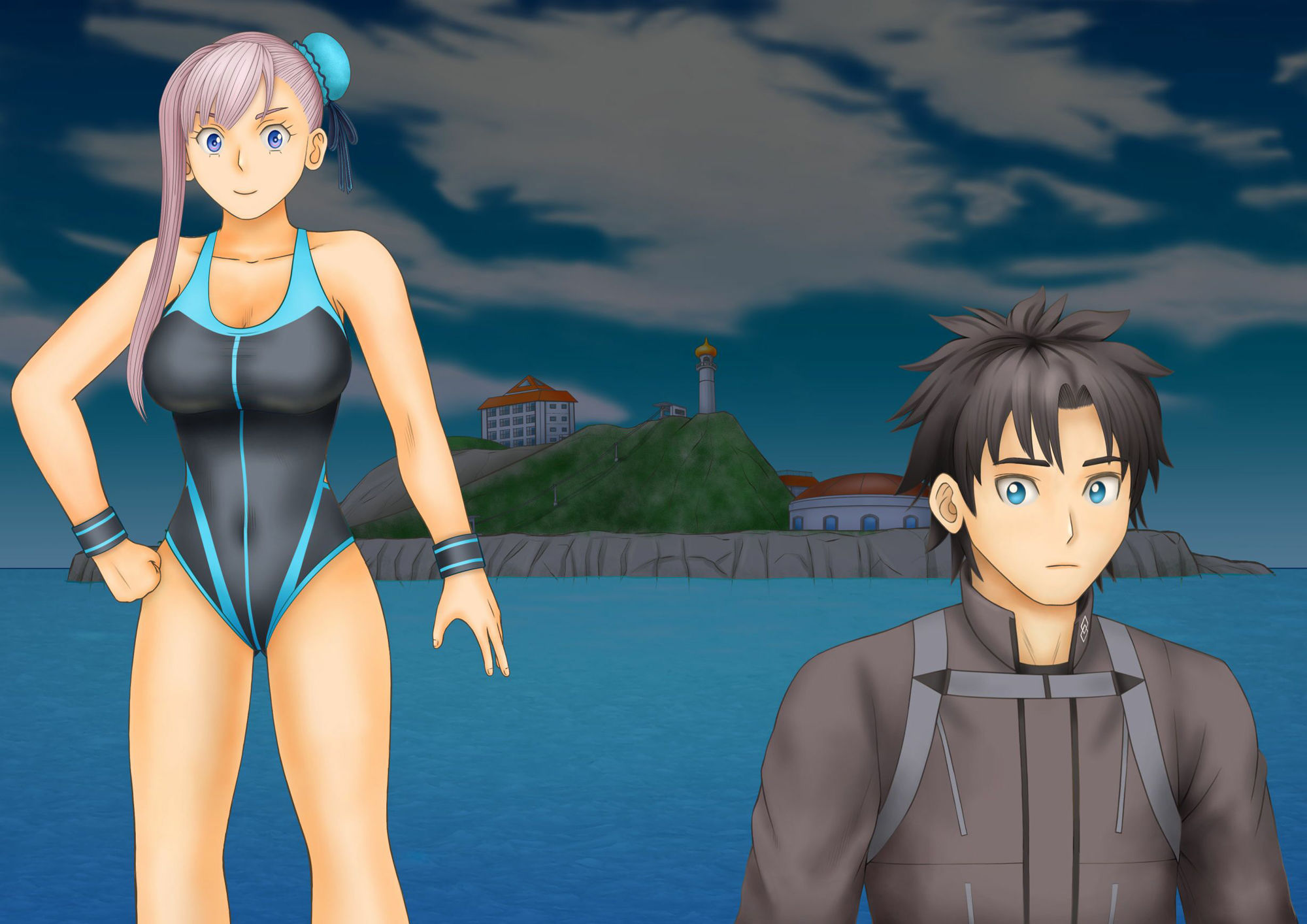 サンプル画像6:天元の花孤島に散る？(団哲夫) [d_277902]