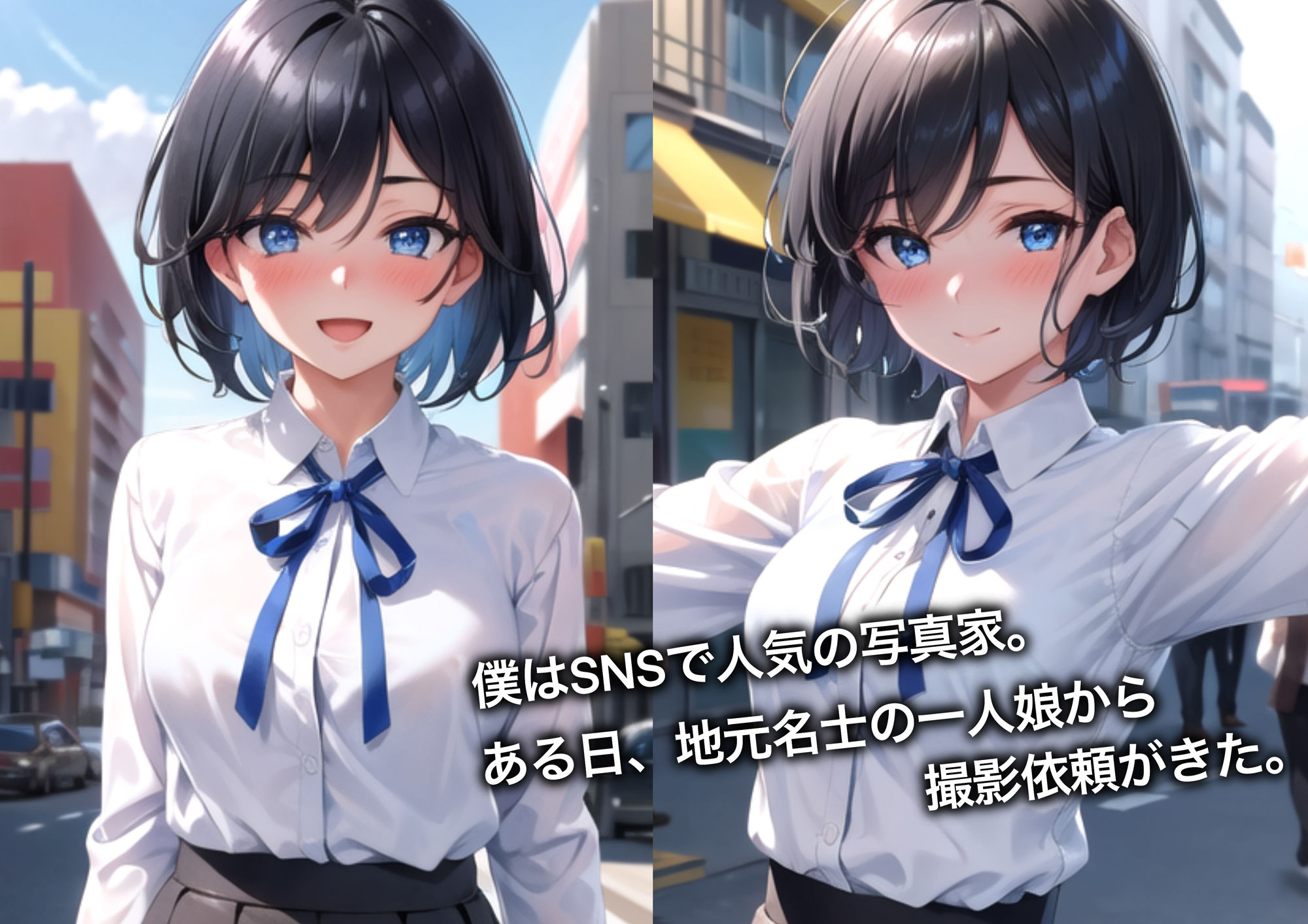 サンプル画像1:地元名士の一人娘 撮影会エロCG集【AI生成】(タイガーAIランド) [d_278077]