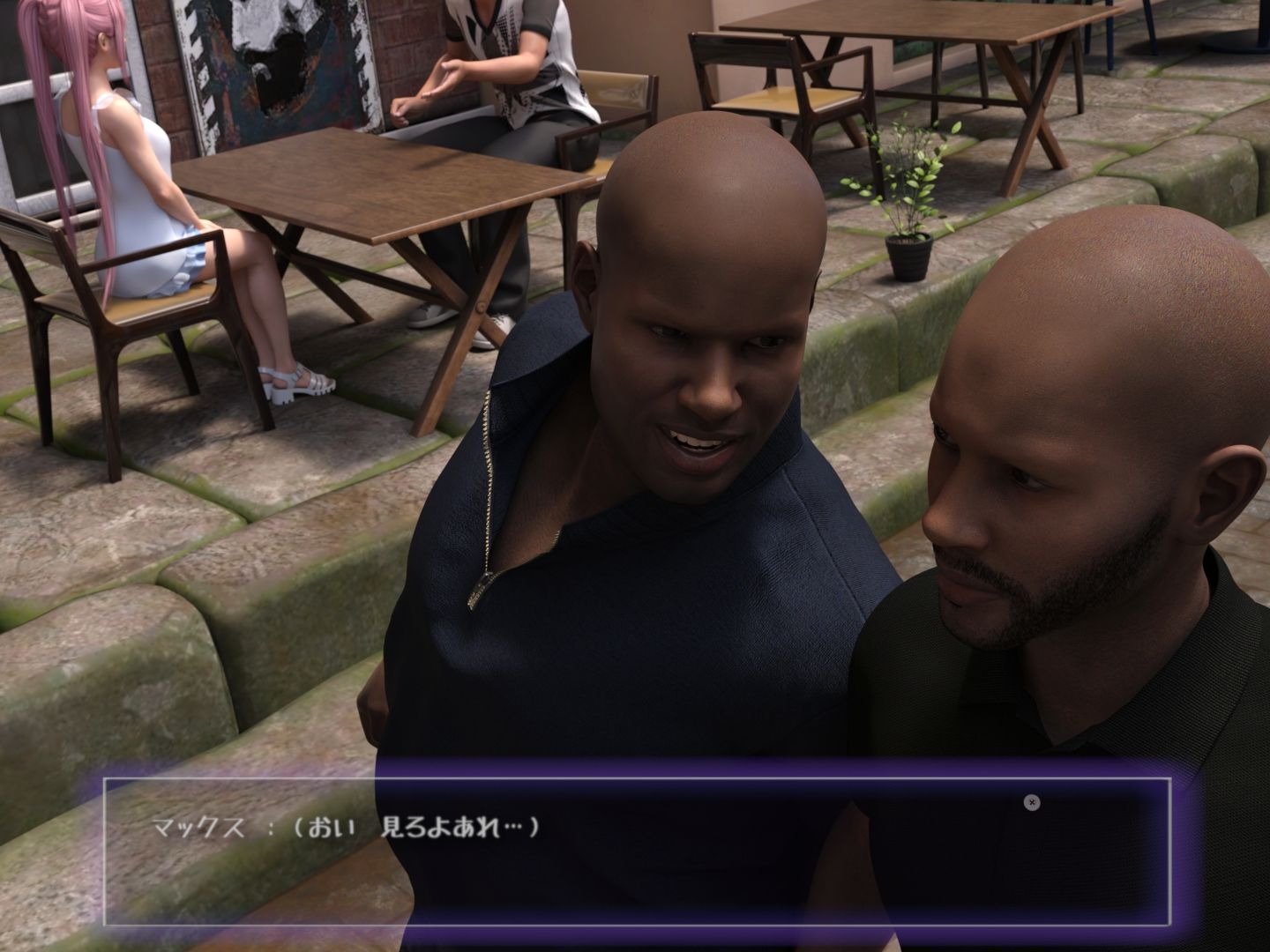 サンプル画像4:やっと付き合えそうなのに通りすがりの男達に目を付けられ目の前で●●れる話・・・暗闇に阻まれた恋(tar) [d_278306]