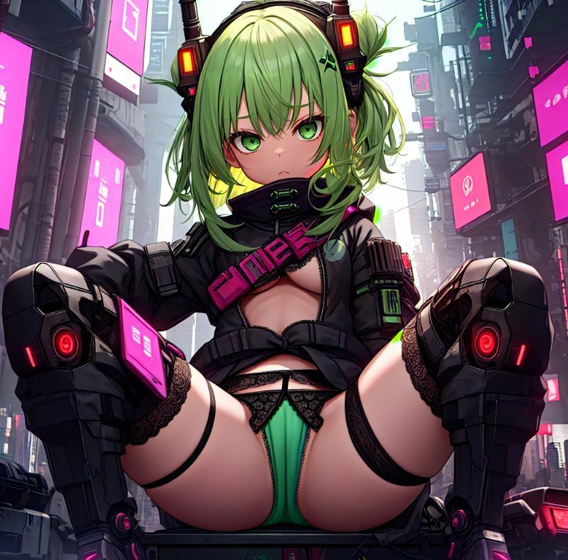 サンプル画像4:サイバーパンツ(鼠径部) [d_278407]