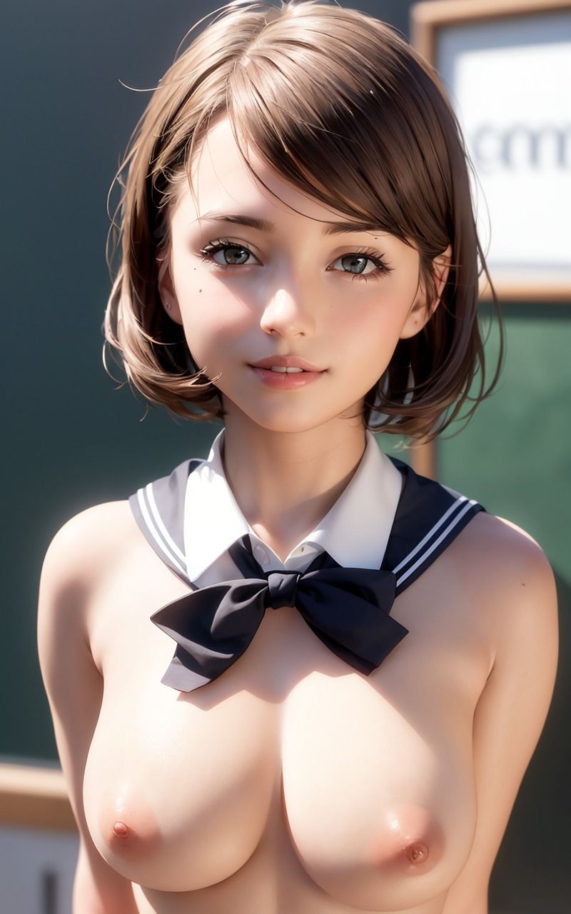 サンプル画像2:AI 2.5D SCHOOLGIRL VOL.1(AIラボッチョ) [d_278445]