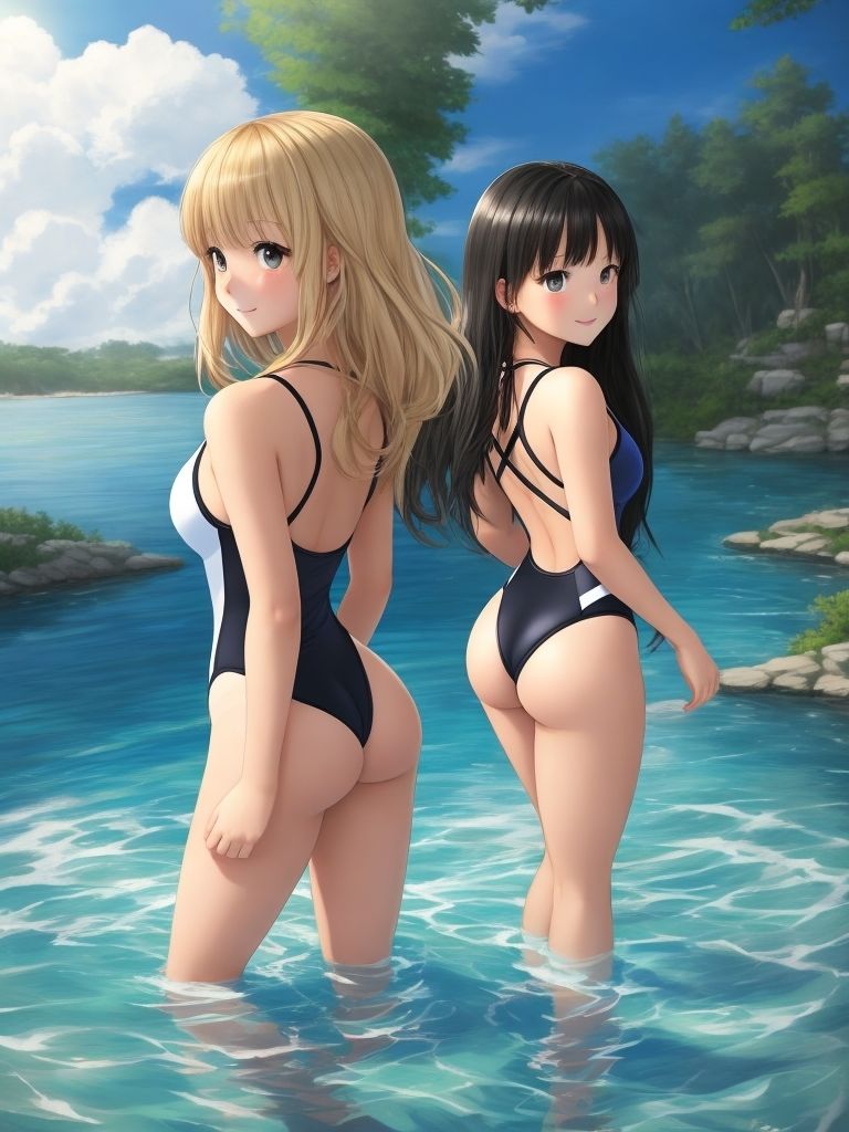 AI水着少女イラスト集