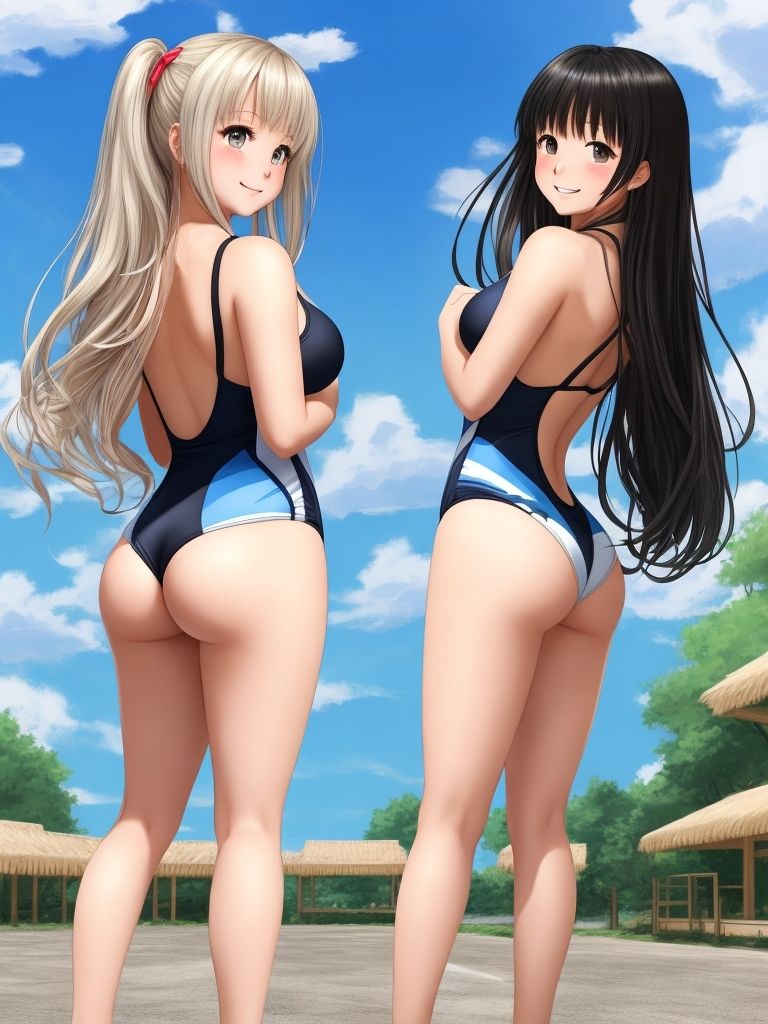 AI水着少女イラスト集