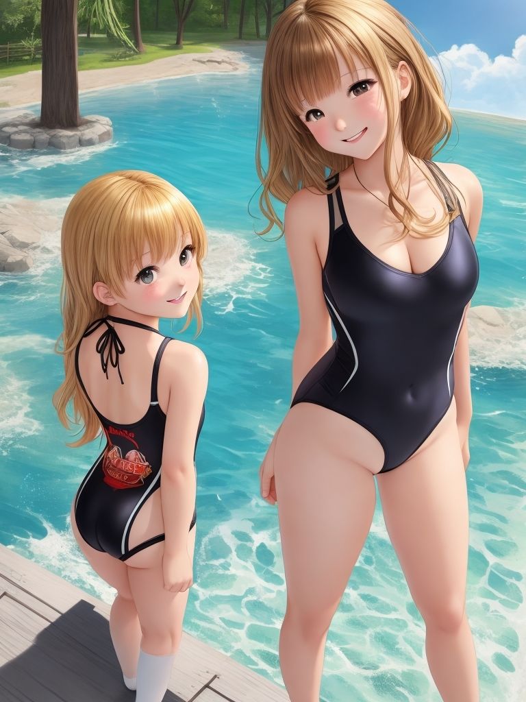 AI水着少女イラスト集