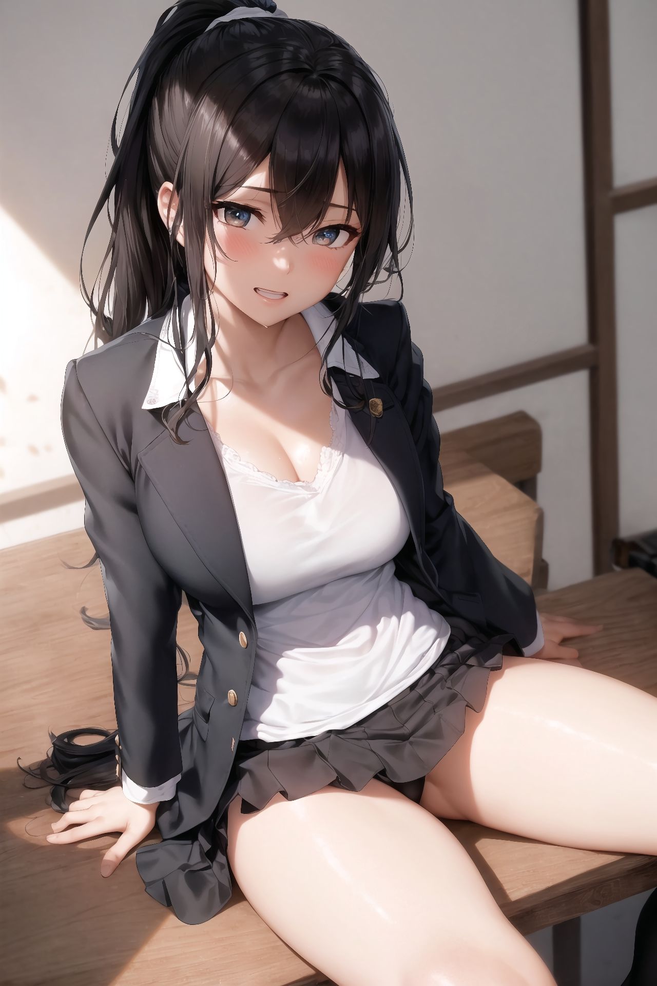 サンプル画像3:巨乳JK学園 ハードコア 〜第一幕・学園（日常）編〜(むらた屋) [d_278671]