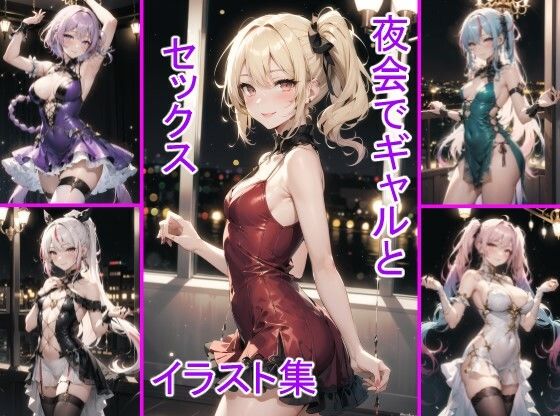 サンプル画像1:夜会で出逢ったギャルと一夜を共にする(みーも工房) [d_278691]