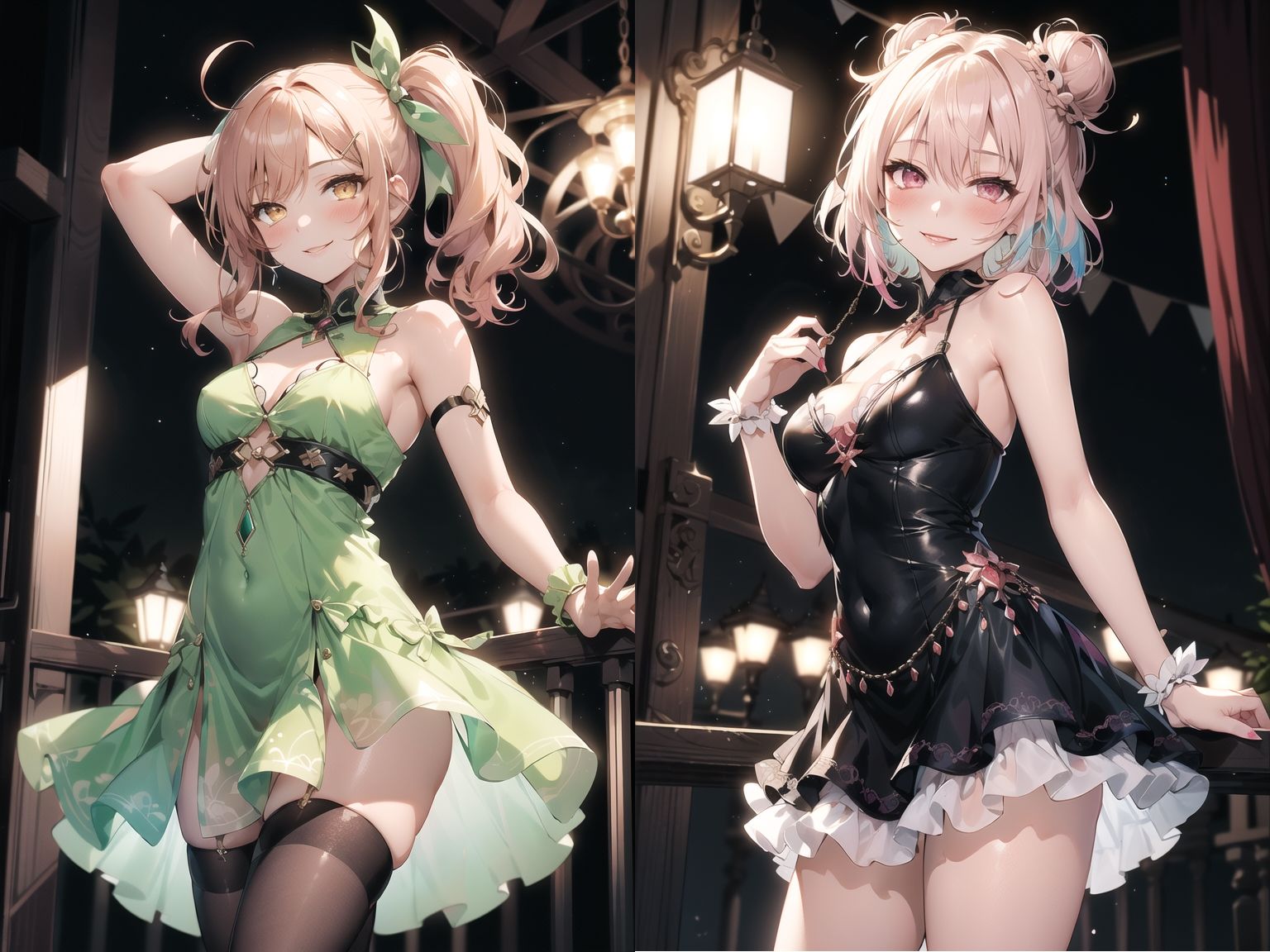 サンプル画像2:夜会で出逢ったギャルと一夜を共にする(みーも工房) [d_278691]