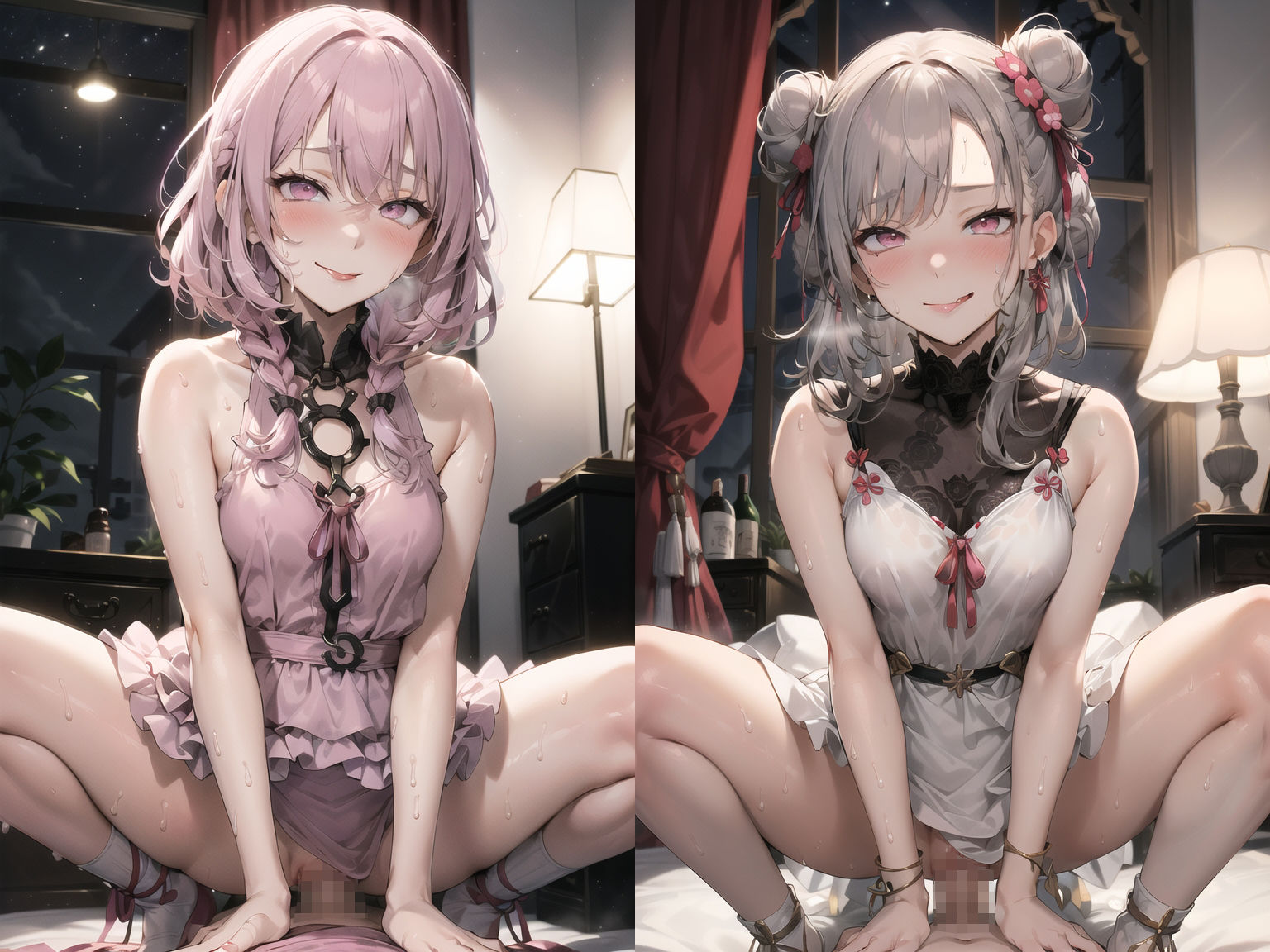 サンプル画像3:夜会で出逢ったギャルと一夜を共にする(みーも工房) [d_278691]