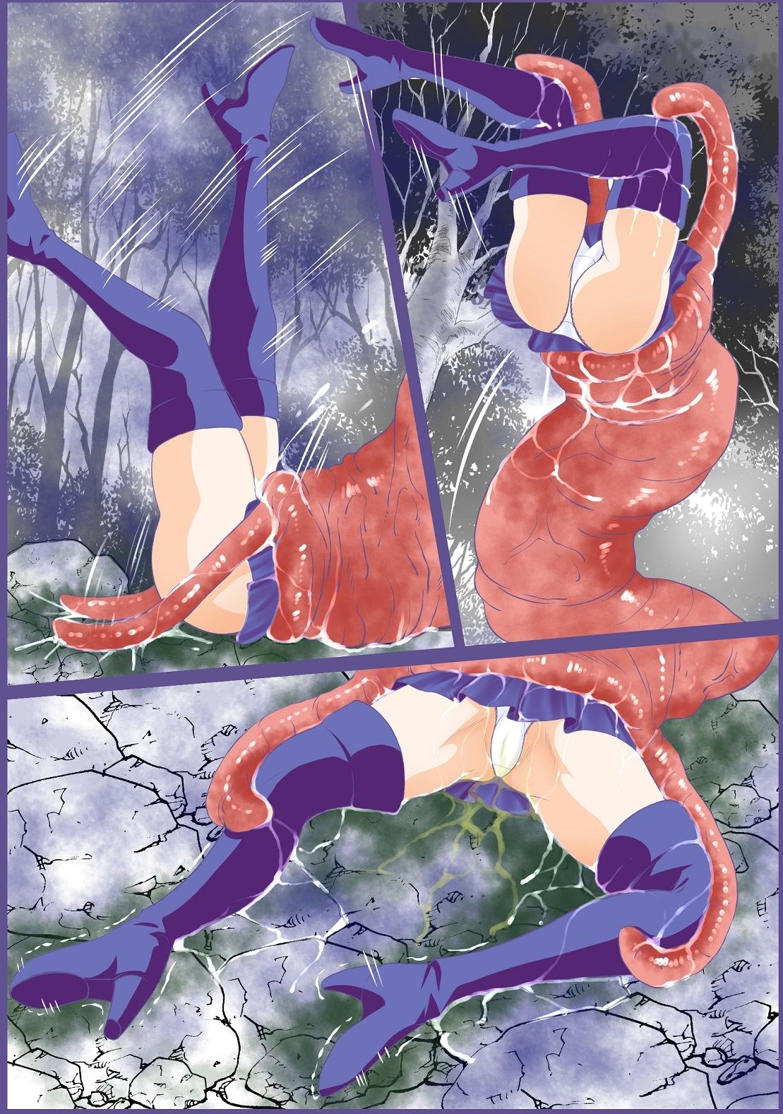 サンプル画像2:淫獣に乱暴に丸呑みにされるセーラーサターン(宵星ヒカリ) [d_278797]