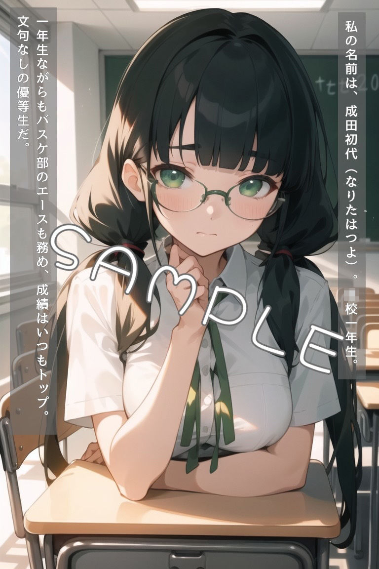 サンプル画像1:優等生だった彼女(ももくまばなな) [d_278988]