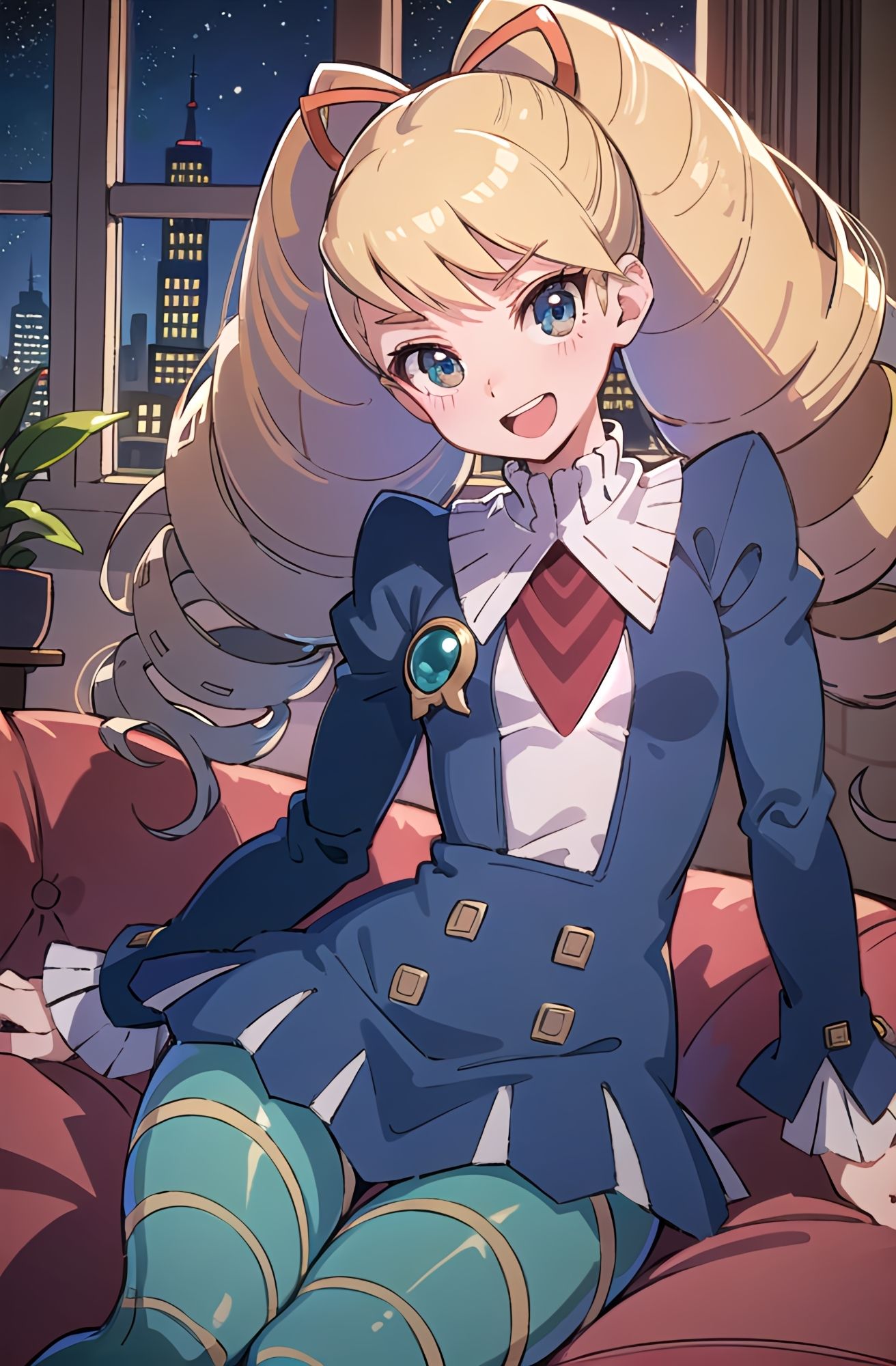 サンプル画像1:金髪ドリルツインテールツンデレ委員長(NAI本舗) [d_279094]