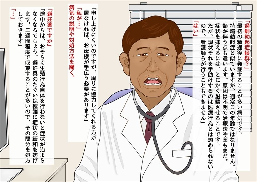 サンプル画像2:「過ぼっき！」- 過剰勃起症候群 – 射精させ続ければ症状は治まります。(ガッツいちもつ) [d_279121]