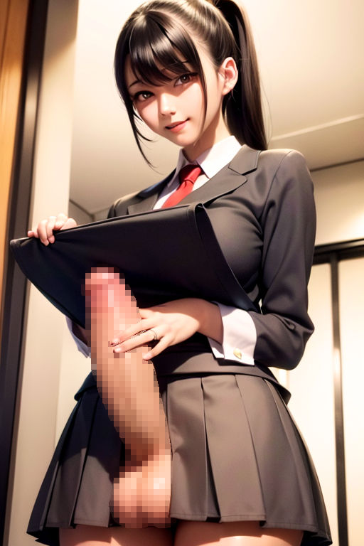 サンプル画像4:ふたなりちんぽを見せることが積極的に奨励されている世界(至高のシコリティ) [d_279142]