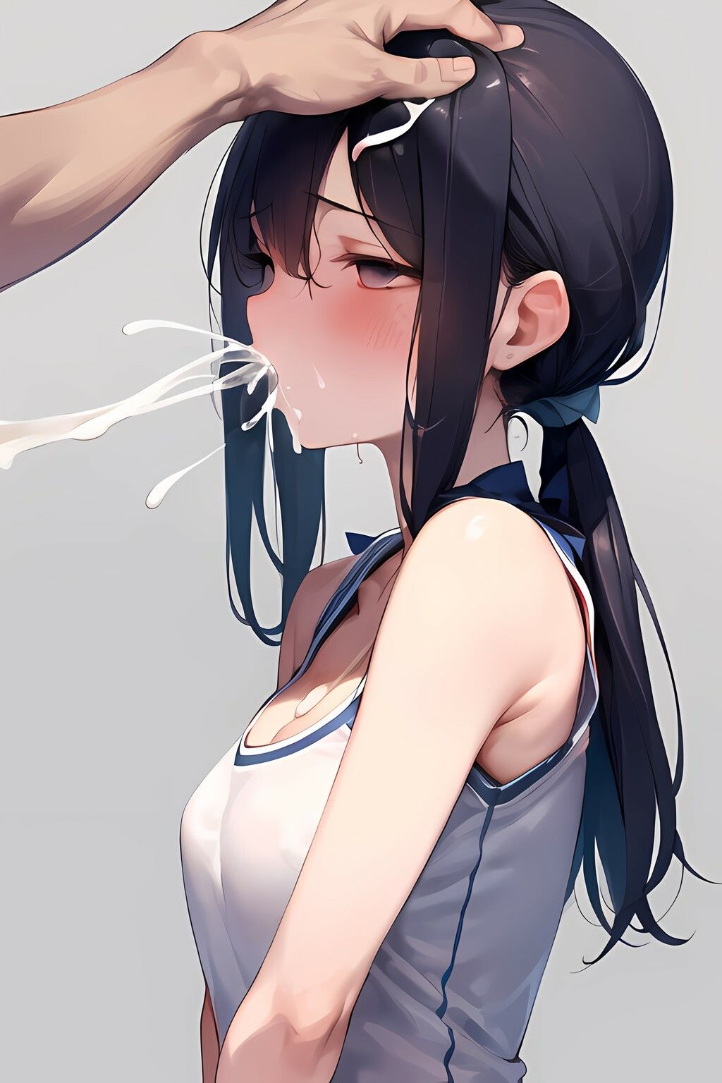 サンプル画像5:おしゃぶりフェチ 横アングル諦め顔編(フェチ工房) [d_279241]