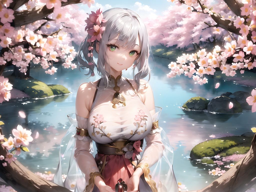 サンプル画像1:AIビューティーコレクションVol.7 花精の楽園01(あーてぃふぁくたー) [d_279246]