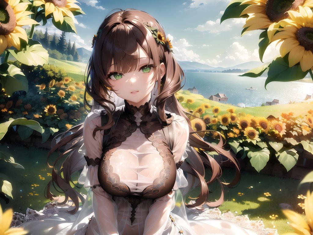 サンプル画像4:AIビューティーコレクションVol.7 花精の楽園01(あーてぃふぁくたー) [d_279246]