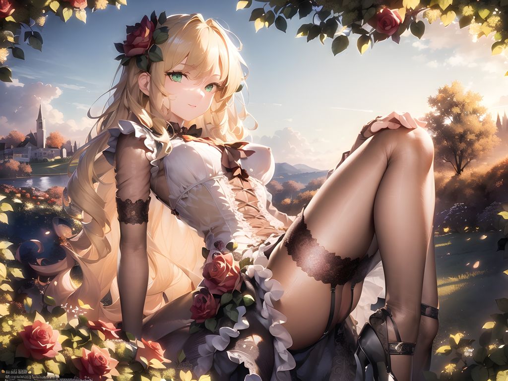 サンプル画像6:AIビューティーコレクションVol.7 花精の楽園01(あーてぃふぁくたー) [d_279246]