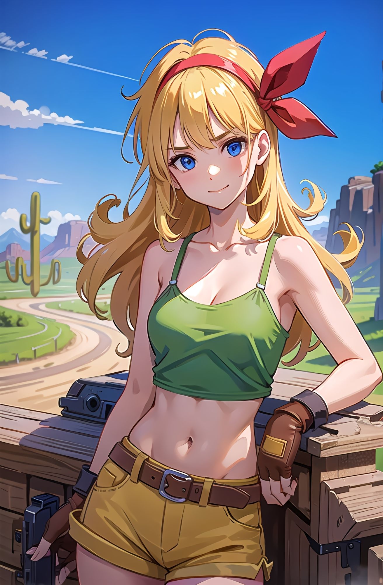 サンプル画像1:怒りっぽい金髪ギャルをバチクソ●す(NAI本舗) [d_279301]