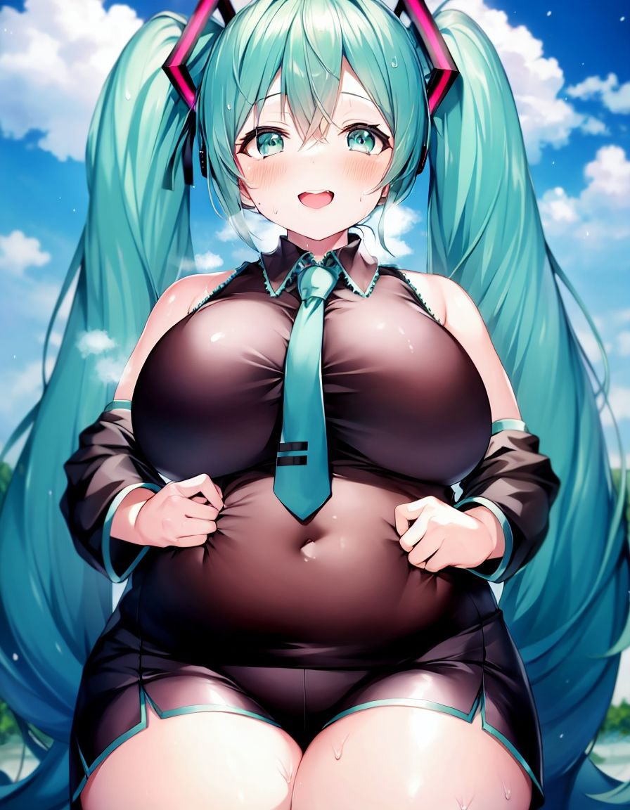 サンプル画像2:むちむち初音ミクCG集(コーン牧場) [d_279325]