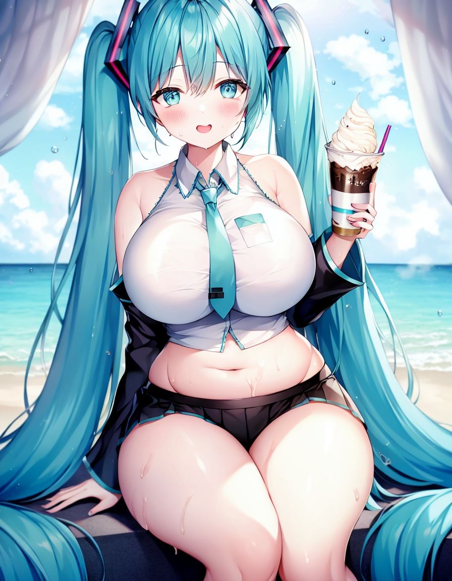 サンプル画像5:むちむち初音ミクCG集(コーン牧場) [d_279325]