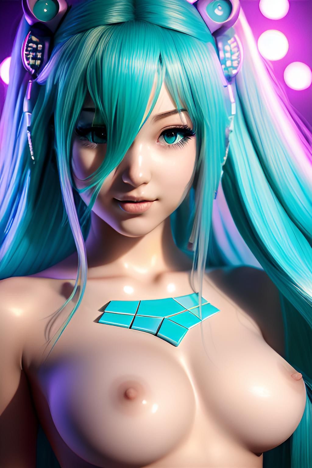 サンプル画像1:かわいい初音ミクのおっぱい祭り！コスプレ美少女集！(はるはるぽん) [d_279484]