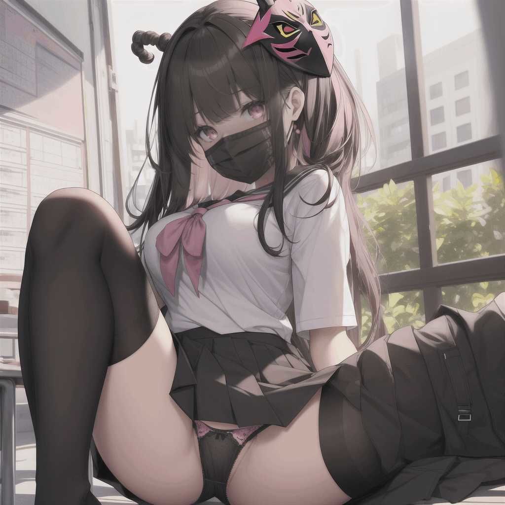 サンプル画像3:地雷系女子パンチラCG集 50枚(鼠径部) [d_279509]